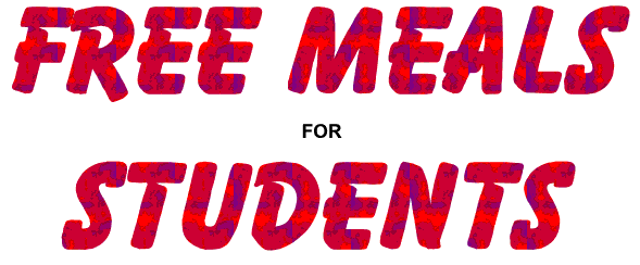 'Free Meals for Students' Logo - The Greenhouse Licensed Vegetarian and Vegan Restaurant, Manchester