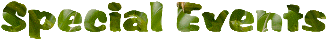 Special Events Logo - The Greenhouse Licensed Vegetarian and Vegan Restaurant, Manchester