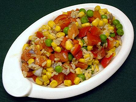 Brown Rice Salad for The Greenhouse Licensed Vegetarian and Vegan Restaurant, Manchester